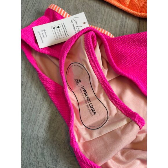 Cupshe Women's Solar Flare Neon One-Piece Swimsuit – Size Small (NWT) - Picture 9 of 11